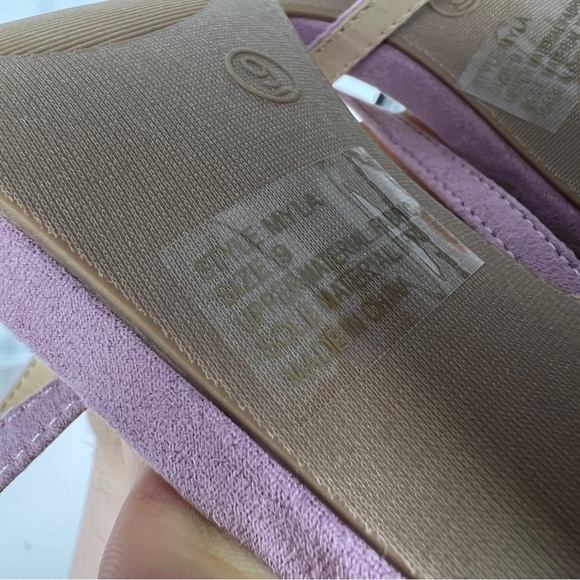 Lulu's lavender Lace-Up Block Heels - Picture 11 of 13